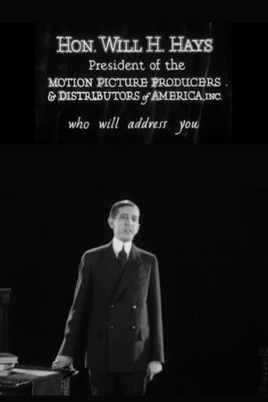 Introductory Speech by Will H. Hays's poster