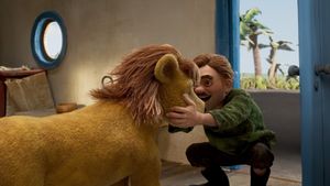 Three Robbers and a Lion's poster