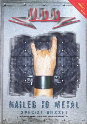 U.D.O.: Nailed to metal's poster