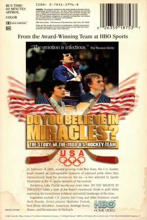 Do You Believe in Miracles? The Story of the 1980 U.S. Hockey Team's poster