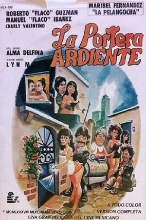 La portera ardiente's poster