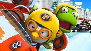 The Little Penguin Pororo's Racing Adventure's poster
