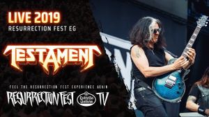 Testament - Live at Resurrection Fest EG 2019's poster