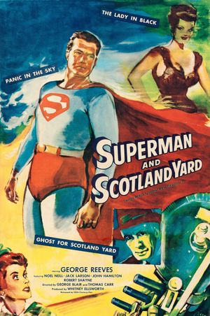 Superman and Scotland Yard's poster