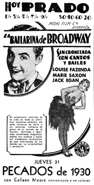 The Broadway Hoofer's poster