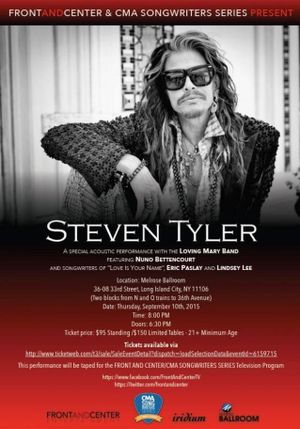 Steven Tyler ‎– Front And Center's poster image