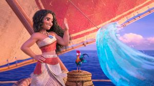 Moana 2's poster