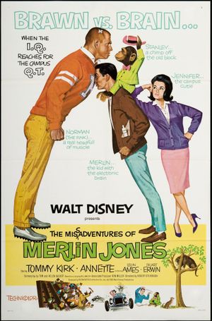 The Misadventures of Merlin Jones's poster