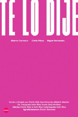 Te Lo Dije's poster