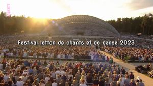 Festival letton de chants et de danse 2023's poster