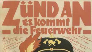 Zünd an, es kommt die Feuerwehr's poster