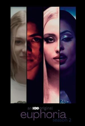 EUPHORIA  behind the scenes of season two's poster