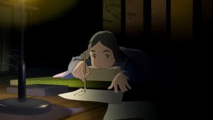 The Mourning Children: Nagiko and the Girls Wearing Tsurubami Black's poster