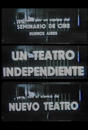 Un teatro independiente's poster