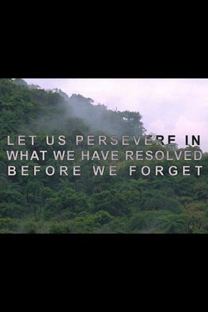 Let Us Persevere in What We Have Resolved Before We Forget's poster