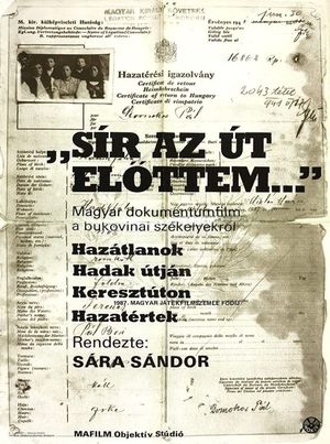 Sír az út elöttem's poster image