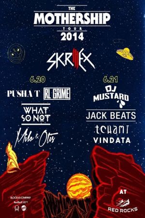 Skrillex - Live @ Red Rocks Amphitheatre's poster