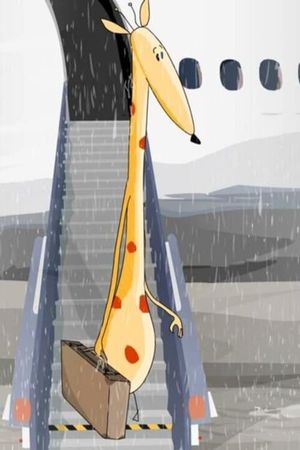 Une girafe sous la pluie's poster image