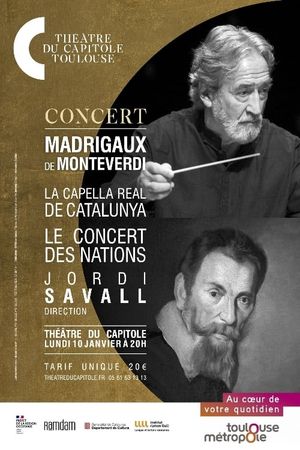 JORDI SAVALL : Madrigali, Guerrieri & Amorosi's poster