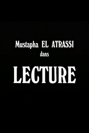 Mustapha El Atrassi - Lecture's poster