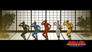 Ninja Sentai Kakuranger Part 3: The Fights of Middle Age's poster