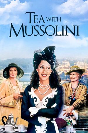 Tea with Mussolini's poster
