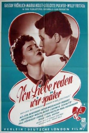 Von Liebe reden wir später's poster