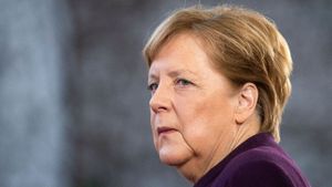 Merkel's poster