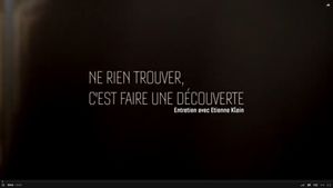Ne rien trouver, c'est faire une découverte's poster
