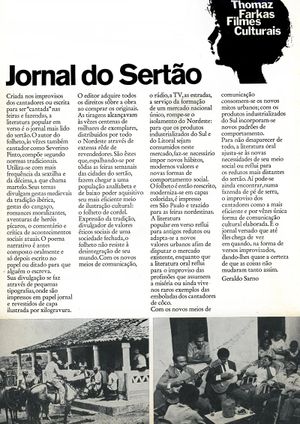 Jornal do Sertão's poster