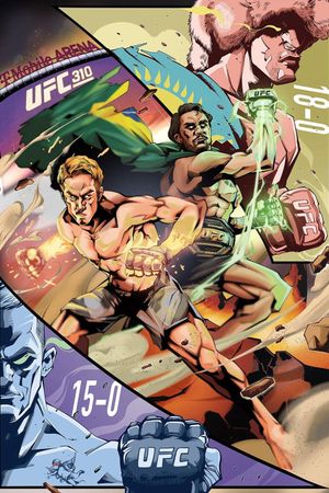 UFC 310: Muhammad vs. Rakhmonov's poster