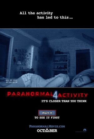 Paranormal Activity 4's poster