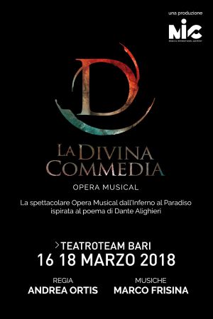 La Divina Commedia Opera Musical's poster