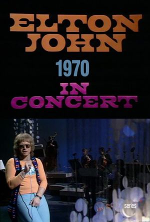 Elton John In Concert BBC 1970's poster
