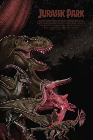 Jurassic Park's poster