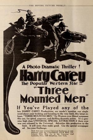 Three Mounted Men's poster