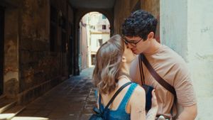 Nate and Moriah in Venice's poster