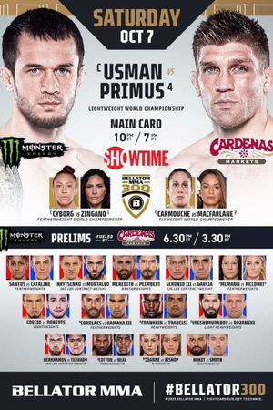 Bellator 300: Nurmagomedov vs. Primus's poster