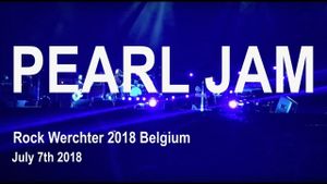 Pearl Jam: Rock Werchter 2018's poster