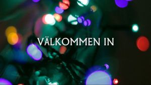 Välkommen in's poster