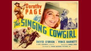 The Singing Cowgirl's poster