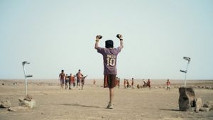 Baghdad Messi's poster
