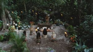 Mysterious Island of Beautiful Women's poster