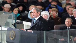 The Inauguration of George W. Bush's poster