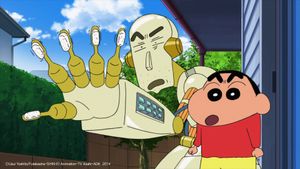 Eiga Kureyon Shinchan: Gachinko! Gyakushuu no Robotôchan's poster