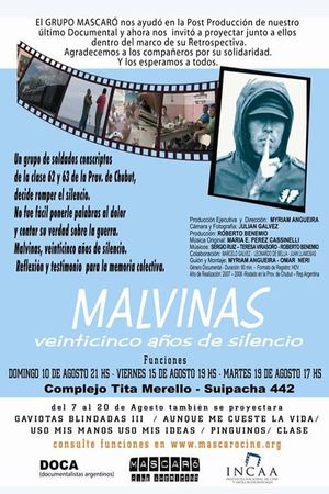 Malvinas. Veinticinco años de silencio's poster