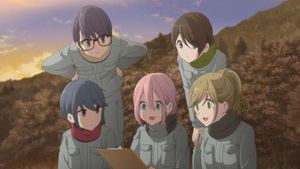 Laid-Back Camp Movie's poster