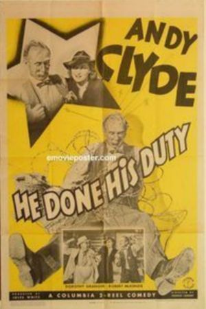 He Done His Duty's poster