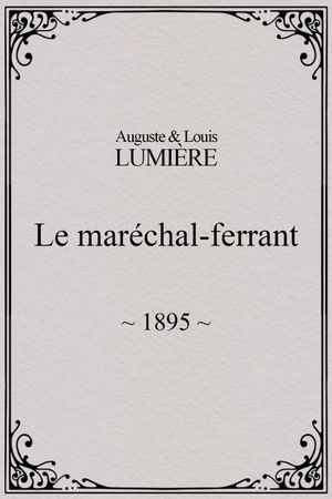 Le maréchal-ferrant's poster