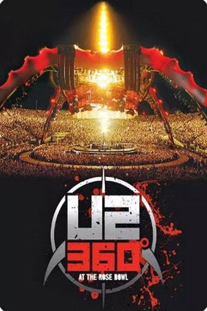 u2 360 tour - under the rainy belgium sky's poster